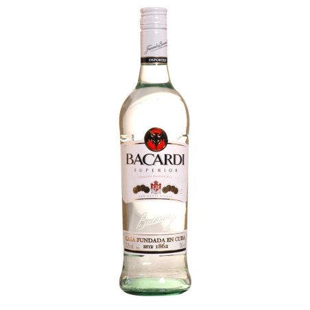 BACARDI supérior rum 70 cl 37.5°