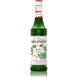 SIROP MENTHE VERTE MONIN 1 LITRE, Bouteille verre perdu