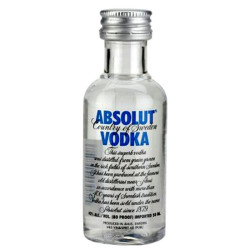 VODKA ABSOLUT 0,05 LITRE 40° MIGNONNETTE 