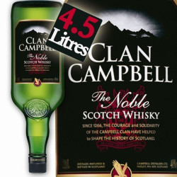 CLAN CAMPBELL 4,5 LITRES 40° LE GALLON