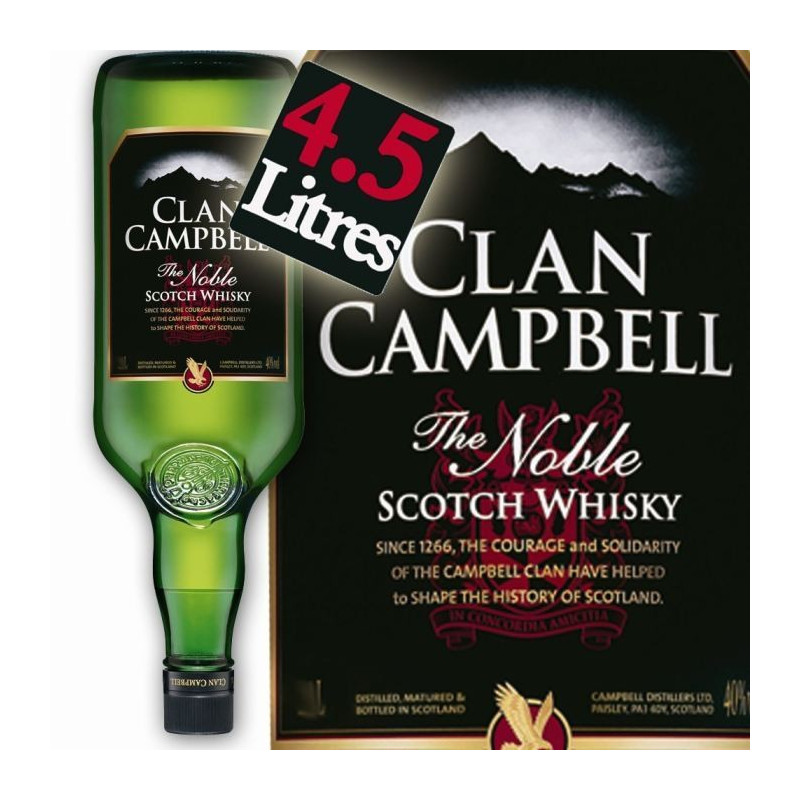 CLAN CAMPBELL 4,5 LITRES 40° LE GALLON
