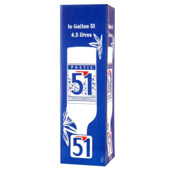 PASTIS 51 4,5 LITRES 45°, LE GALLON DE PASTIS