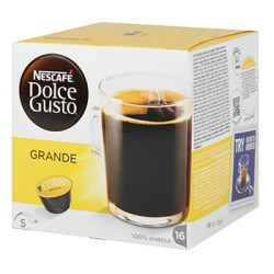 CAFE DOLCE GUSTO NESCAFE GRANDE, BOITE 16 CAPSULES - INTENSITY 5