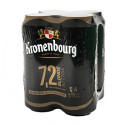 Bière blonde Kronenbourg pack de 4 boites métal 50cl 7°