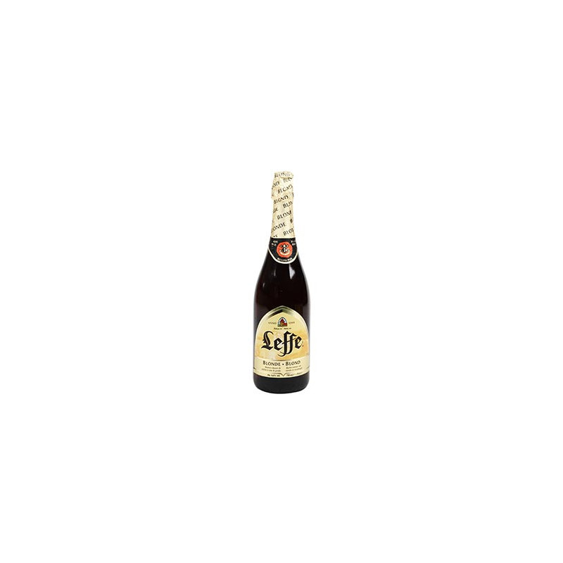LEFFE BLONDE ABBAYE BOUTEILLE BIERE 75 cl 6.6°