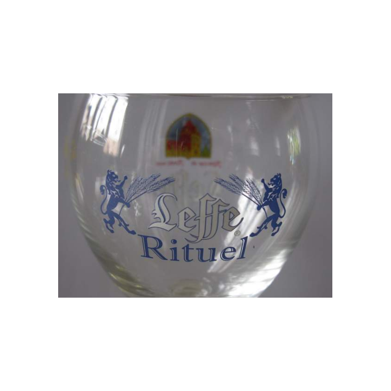 VERRE LEFFE RITUEL 9° 33 cl A PIED SÉRIGRAPHIER