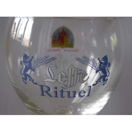 VERRE LEFFE RITUEL 9° 33 cl A PIED SÉRIGRAPHIER