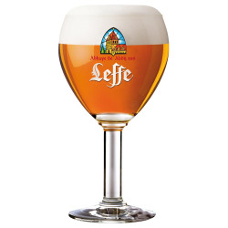 VERRE LEFFE 9° 33 cl A PIED SÉRIGRAPHIER
