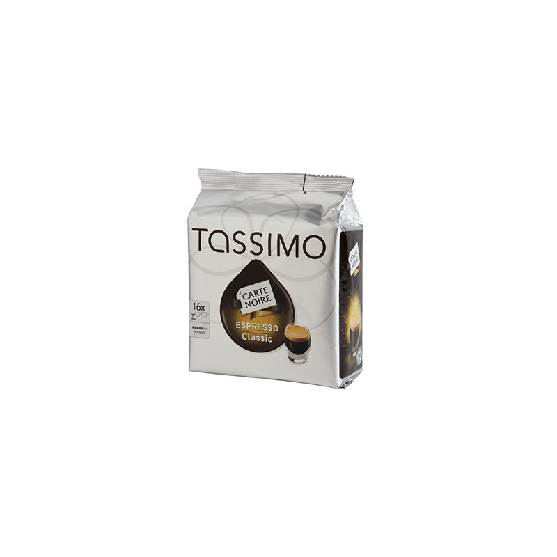DOSETTES CAFE TASSIMO L'OR ESPRESSO CLASSIC, SACHET 16 DOSETTES