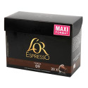 CAFE L'OR EXPRESSO FORZA N°9 20 CAPSULES 104 grammes