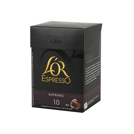 CAFE L'OR EXPRESSO SUPREMO N°10 10 CAPSULES 52 grammes.jpg