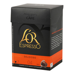 CAFE L'OR EXPRESSO DELIZIOSO N°4 10 CAPSULES 52 grammes