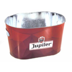 Seau, Bac à Glaçon en Tole Publicitaire Biere Jupiler Neuf