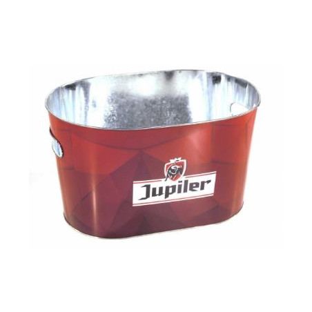 Seau, Bac à Glaçon en Tole Publicitaire Biere Jupiler Neuf