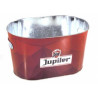 Seau, Bac à Glaçon en Tole Publicitaire Biere Jupiler Neuf