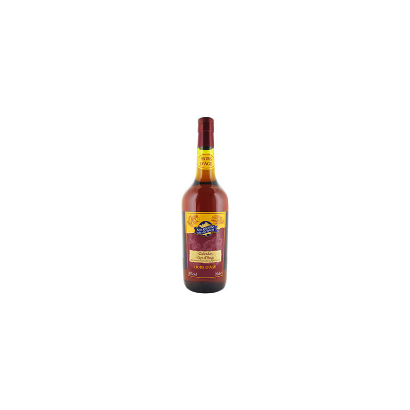 CALVADOS PAYS D'AUGE HORS D'AGE 70cl 40° CALVADOS PAYS D'AUGE HORS D'AGE 70cl 40°