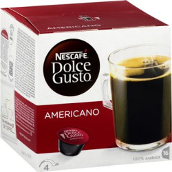 CAFE DOLCE GUSTO NESCAFE 4 AMERICANO BOITE 16 CAPSULES - 160gr