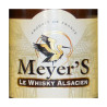 WHISKY ALSACIEN MEYER'S Bouteille 70cl 40° AVEC ETUI