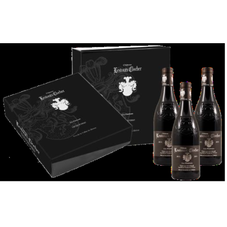 COFFRET CHATEAU LESTOURS VACQUEYRAS
