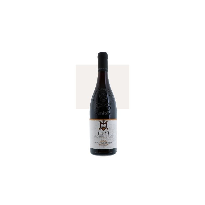 CHATEAUNEUF DU PAPE PIE VI CHAPOUTIER 75 CL 15° 2020