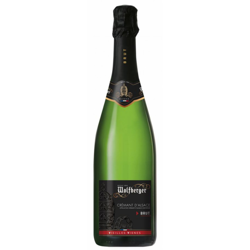 CREMANT BRUT VIEILLES VIGNES WOLFBERGER 75cl 12°, AOC Crémant d'Alsace