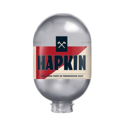 BIERE HAPKIN 8,3° FUT 8 Litres consigné, pour tireuse BLADE
