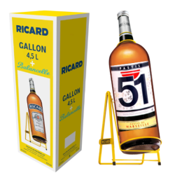 PASTIS 51 4,5 LITRES 45° GALLON AVEC BALANCELLE