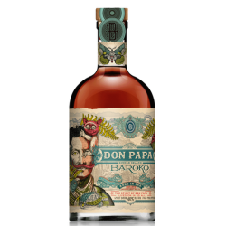 COFFRET RHUM DON PAPA BAROKO 70cl 40° avec 1 verre