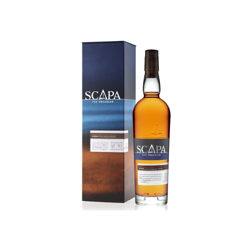 WHISKY SCAPA GLANSA 70 CL 40°, AVEC ETUI