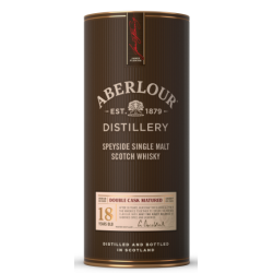 WHISKY ABERLOUR 18 ANS SPEYSIDE SINGLE MALT 70 CL 43°, AVEC ETUI