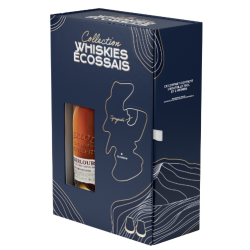 WHISKY ABERLOUR 12 ANS NON CHILL FILTERED 70 CL 48°, AVEC COFFRET 2 VERRES