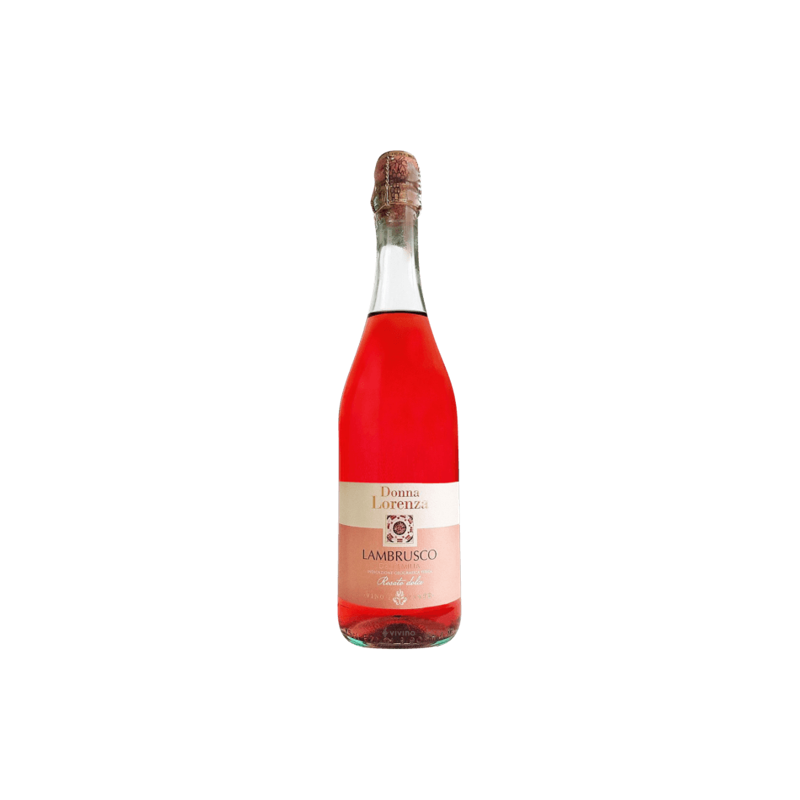 VIN LAMBRUSCO ROSÉ 75cl 8°, DONNA LORENZA - Vin d'Emilie Romagne - IGP
