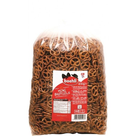 MINI BRETZELS BOEHLI SAC 2,5 Kg - SPÉCIALITÉ ALSACIENNE