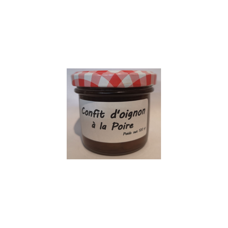 CONFIT D'OIGNON A LA POIRE 120 Grammes