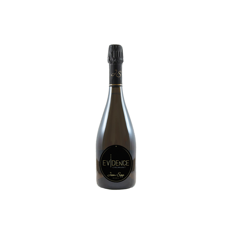 CREMANT EXTRA BRUT EVIDENCE 75cl 13°, BIO, DOMAINE JEAN SIPP - AOC Crémant d'Alsace