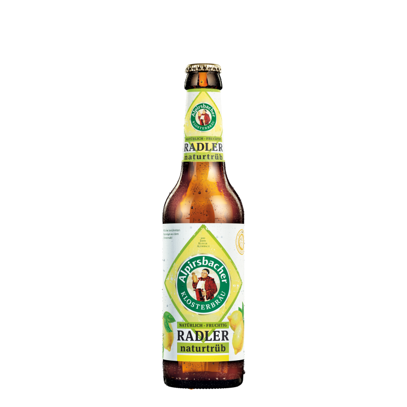 BIERE ALPIRSBACHER RADLER CITRON (sans sucres ajouté) 33cl X 24 - 2,5°, caisse consignée