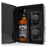 WHISKY JACK DANIEL'S N°7 70cl 40°, COFFRET METAL AVEC 2 VERRES