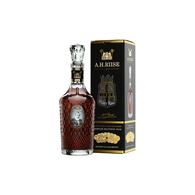 RHUM A.H. RIISE NON PLUS ULTRA VERY RARE 70cl 42°, AVEC ETUI