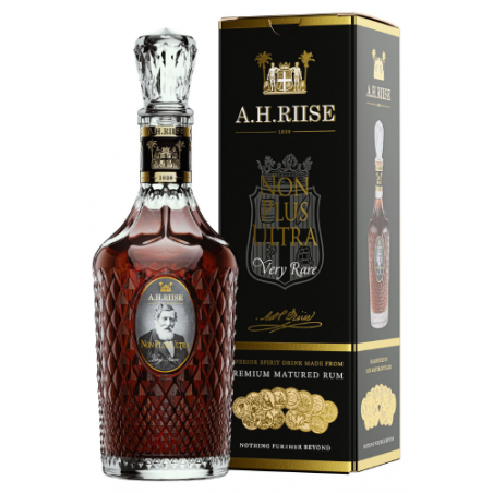 RHUM A.H. RIISE NON PLUS ULTRA VERY RARE 70cl 42°, AVEC ETUI