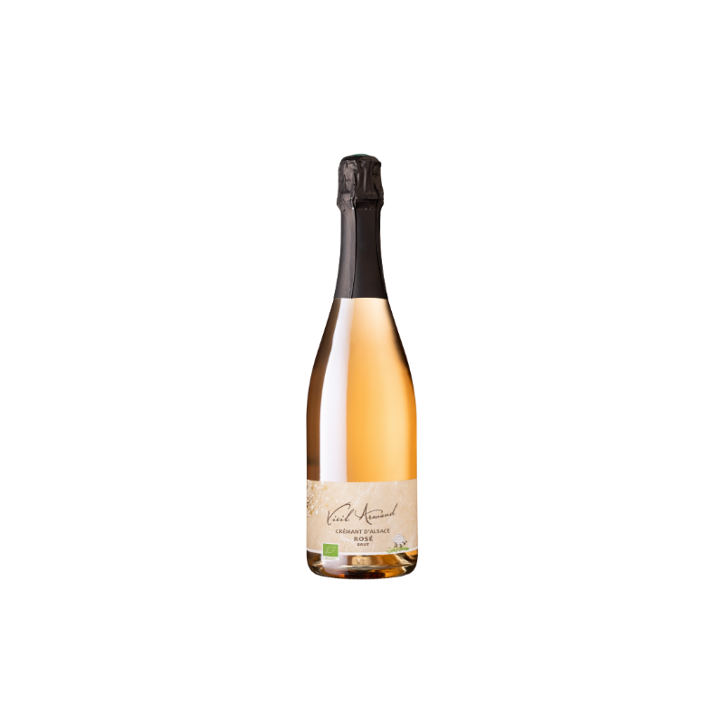CREMANT BIO ROSE BRUT 75cl 12°, CAVE DU VIEIL ARMAND - AOC Crémant d'Alsace