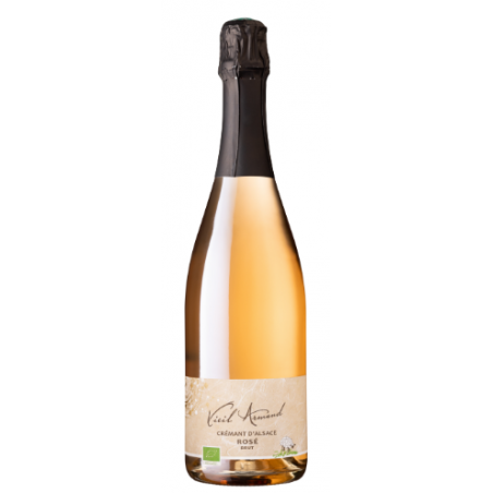 CREMANT BIO ROSE BRUT 75cl 12°, CAVE DU VIEIL ARMAND - AOC Crémant d'Alsace