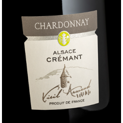 CREMANT BRUT CHARDONNAY 75cl 12,5°, CAVE DU VIEIL ARMAND - AOC Crémant d'Alsace
