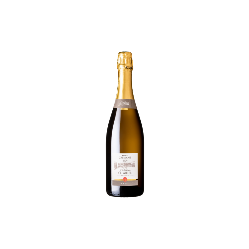 CREMANT BRUT "CHÂTEAU OLLWILLER" 75cl 12°, CAVE DU VIEIL ARMAND - AOC Crémant d'Alsace