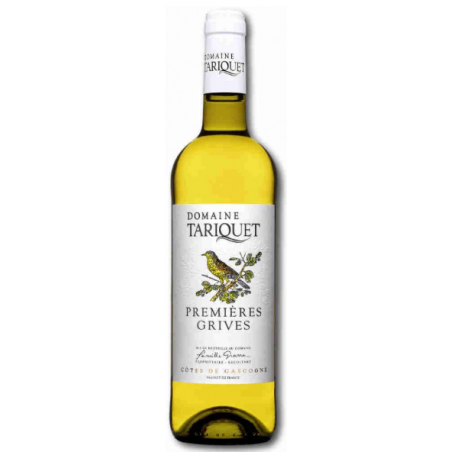 VIN BLANC TARIQUET PREMIERES GRIVES 75cl 11,5° 2022, Cotes de Gascogne
