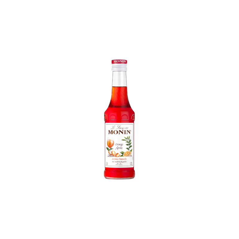 SIROP ORANGE SPRITZ MONIN 25cl, Bouteille verre perdu