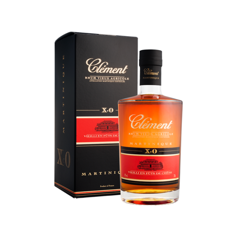 RHUM BRUN CLEMENT XO 70CL 42°, VIEILLI EN FUTS DE CHENE, RHUM VIEUX AGRICOLE DE MARTINIQUE, A.M.C