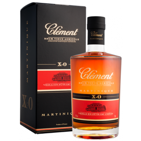 RHUM BRUN CLEMENT XO 70CL 42°, VIEILLI EN FUTS DE CHENE, RHUM VIEUX AGRICOLE DE MARTINIQUE, A.M.C