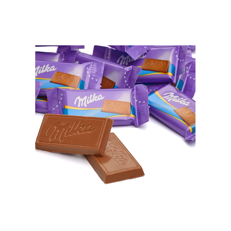 CHOCOLAT NAPOLITAIN MILKA, 355 pièces de 4,5 grammes