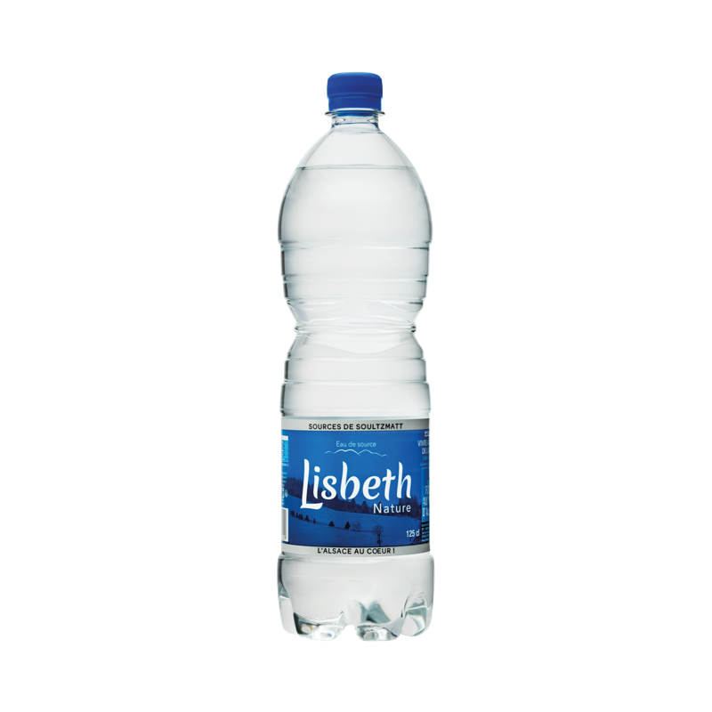 EAU PLATE LISBETH BLEUE 1,5 Litre X 6, Pack bouteilles plastique