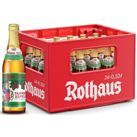 BIERE ROTHAUS TANNENZAEPFLES 33cl X 24 - 5,1°, caisse consignée